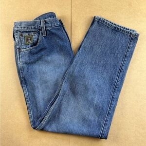 Cinch Jeans Mens 34x30 Blue Western Rodeo Green Label Adult